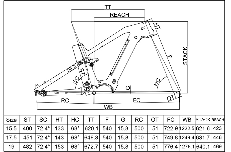 Carbon Fat E-Bike Frame