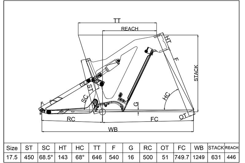 Fat E-MTB Frame